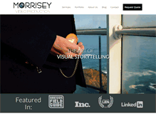 Tablet Screenshot of morrisey.com